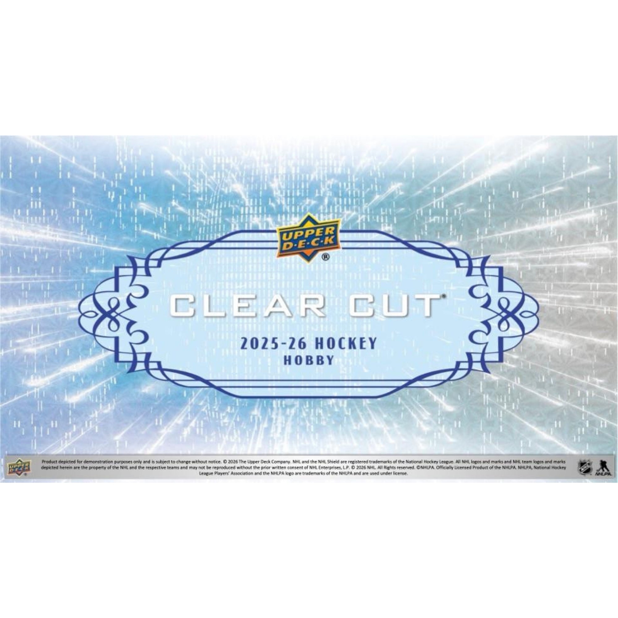 2025-26 Upper Deck Clear Cut Hockey Hobby 30 Box Case [Contact Us To Order]