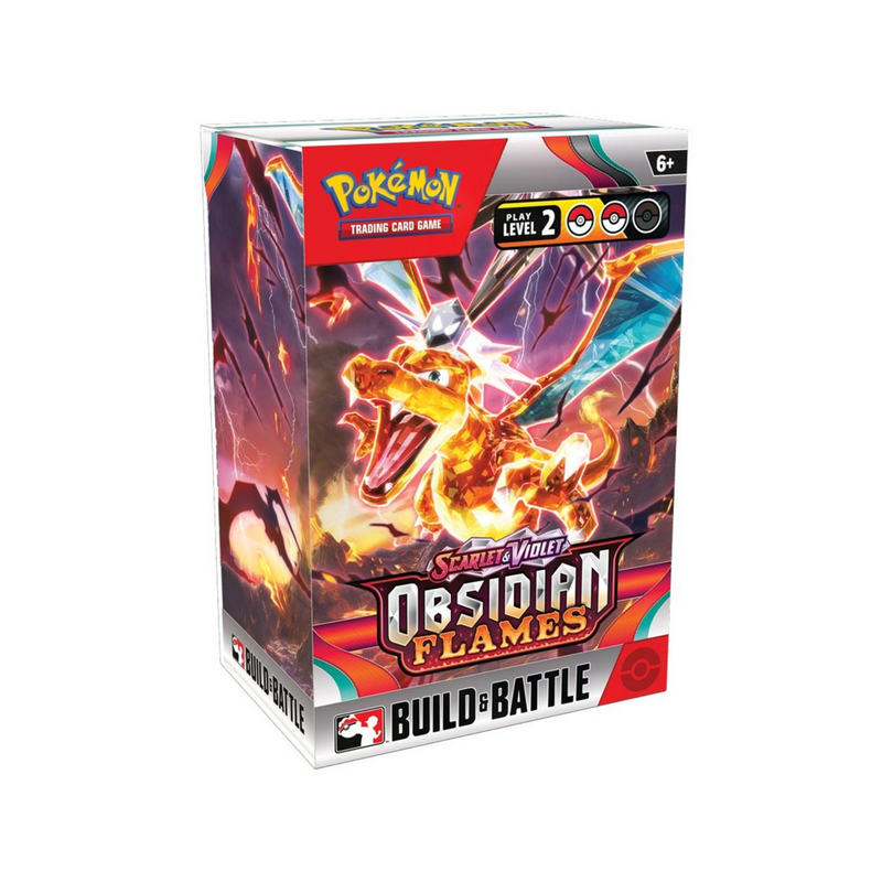 Pokemon Scarlet & Violet Obsidian Flames Build & Battle Deck Box
