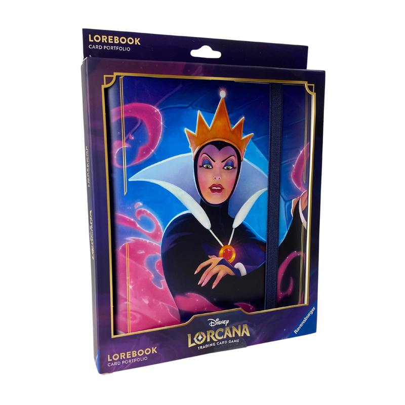 Disney Lorcana Lorebook Card Portfolio -  The Evil Queen