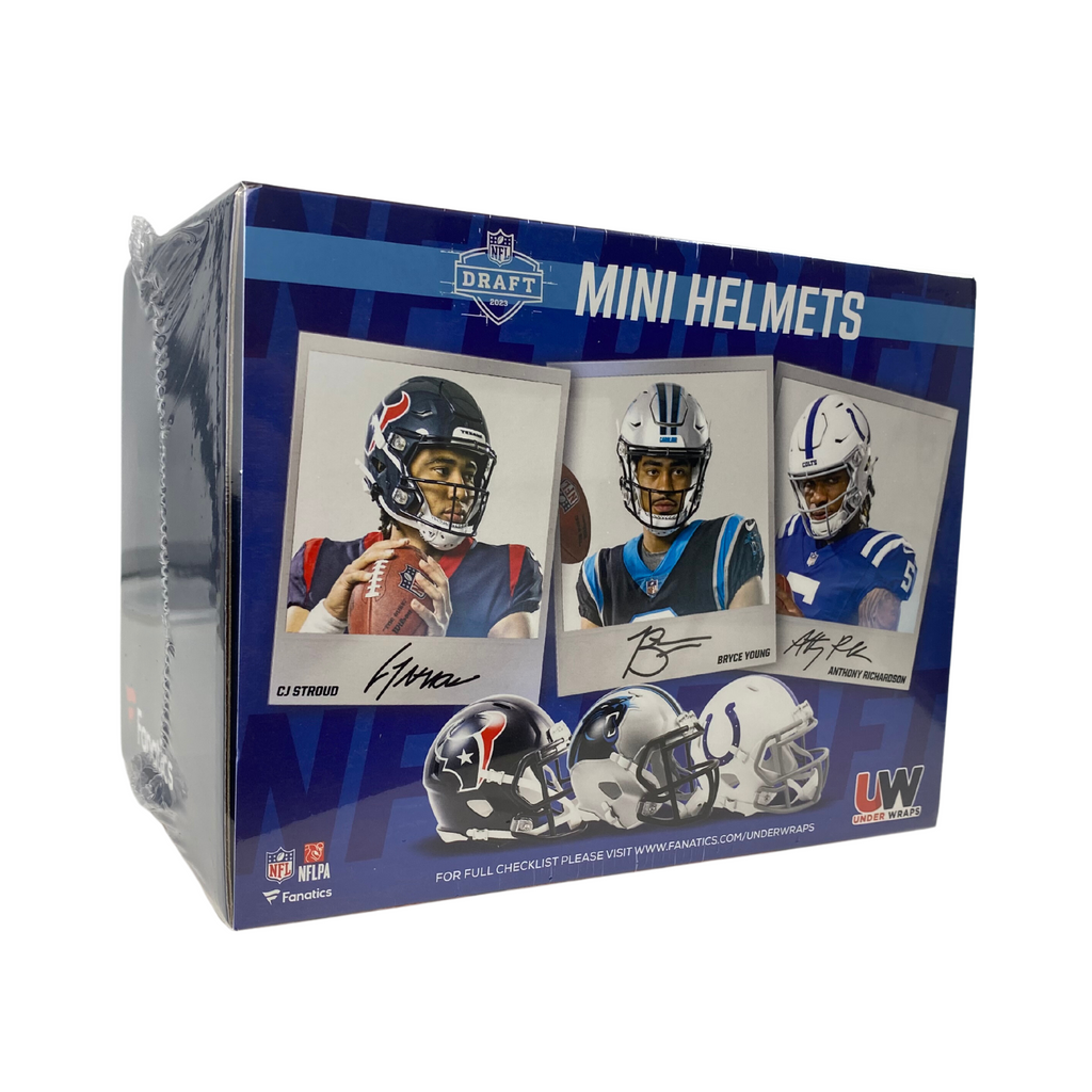 2023 FANATICS UNDER WRAPS NFL DRAFT MINI HELMET BOX – Jaspys