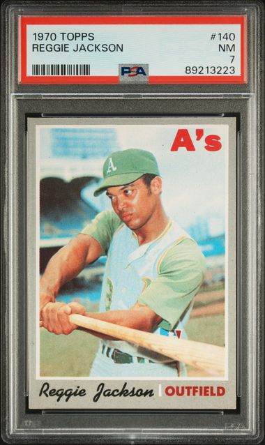 Reggie Jackson 1970 Topps #140 PSA 7