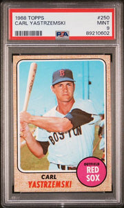 Carl Yastrzemski 1968 Topps #250 PSA 9