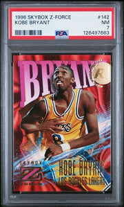 Kobe Bryant 1996 SkyBox Z-Force rookie card PSA 7
