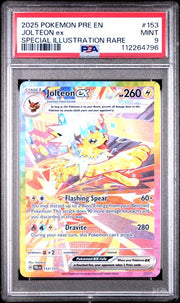 Jolteon Pokémon Prismatic Evolutions Special Illustration Rare #153/131 PSA 9