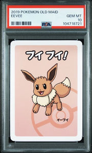 Eevee 2019 Pokemon Old Maid PSA 10