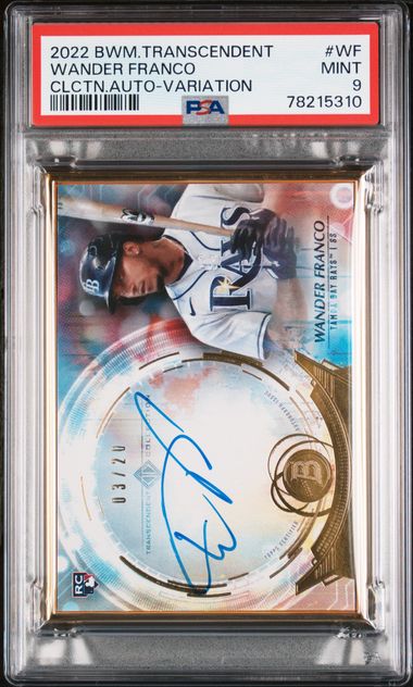 Wander Franco 2022 Bowman Transcendent Collection Variation Autographs 