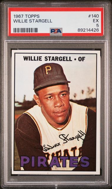 Willie Stargell 1967 Topps #140 PSA 5