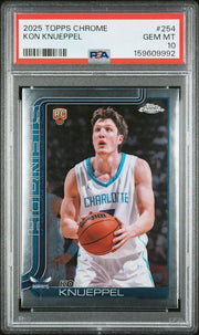 Kon Knueppel 2025-26 Topps Chrome RC PSA 10