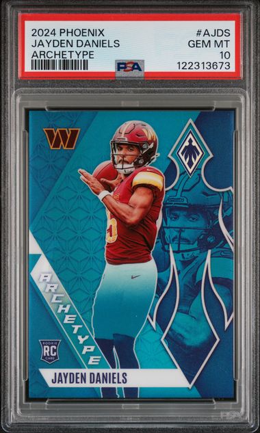 Jayden Daniels 2024 Phoenix Archetype SP PSA 10 RC