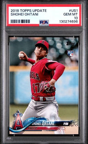 Shohei Ohtani 2018 Topps Update Series RC PSA 10