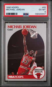 Michael Jordan 1990 Hoops PSA 6