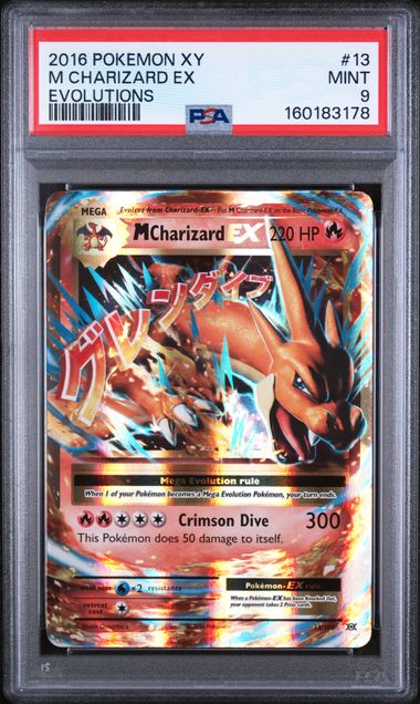 Charizard EX Pokemon XY Evolutions #13/108 PSA 9