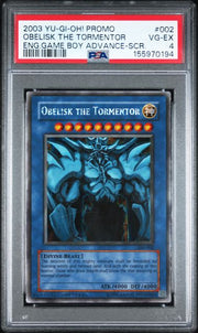 Obelisk the Tormentor 2003 Yu-Gi-Oh! Game Boy Advanced Promo #002 PSA 4