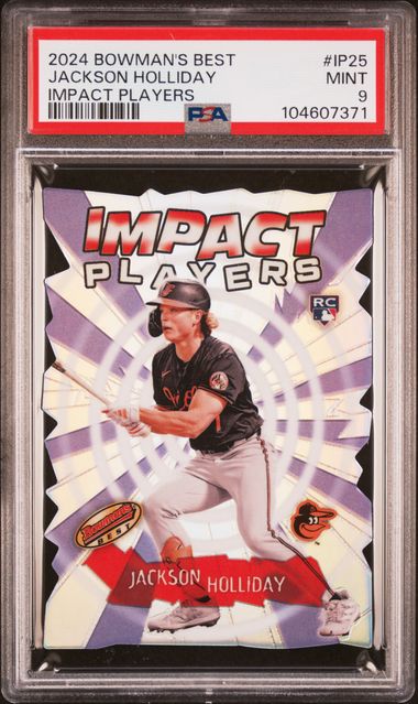 Jackson Holliday 2024 Bowman's Best Impact Players RC PSA 9