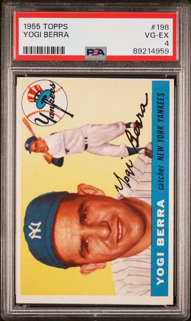 Yogi Berra 1955 Topps #198 PSA 4