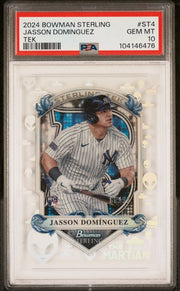 Jasson Dominguez 2024 Bowman Sterling Tek #'d 65/99 PSA 10