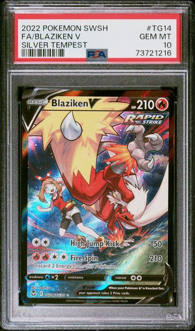 Blaziken V 2022 Pokemon Silver Tempest Trainer Gallery 