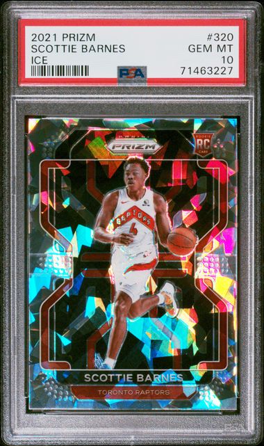 Scottie Barnes 2021 Panini Prizm RC Ice PSA 10