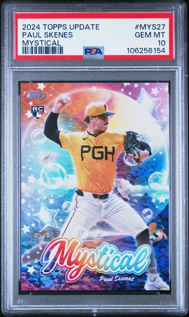 Paul Skenes 2024 Topps Update Mystical rookie card PSA 10