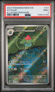 Ivysaur Pokémon 151 Illustration Rare #167/165 PSA 9