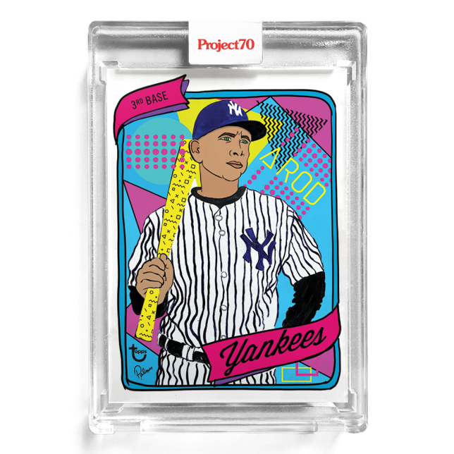 Alex Rodriguez 2021 Topps Project70 by Brittney Palmer #14 - Print Run: 3620