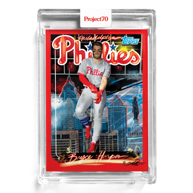 Bryce Harper 2021 Topps Project70 by King Saladeen 