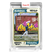 Christian Yelich 2021 Topps Project70 by CES #17 - Print Run: 3180