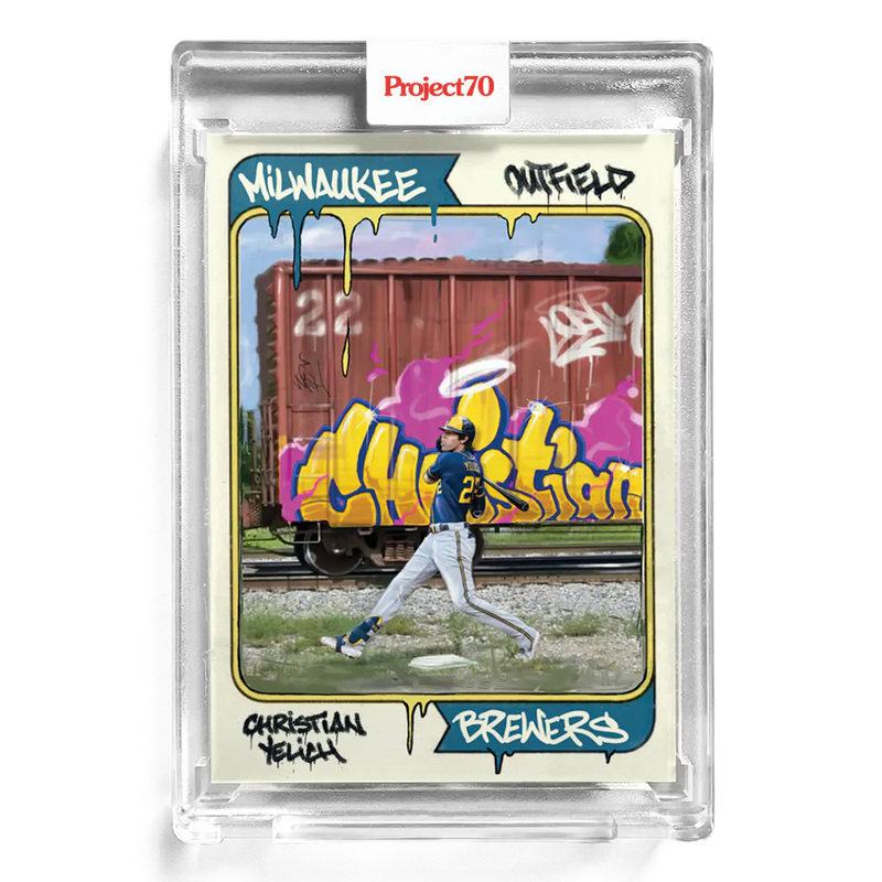 Christian Yelich 2021 Topps Project70 by CES 