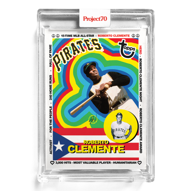 Roberto Clemente 2021 Topps Project70 by Sean Wotherspoon 