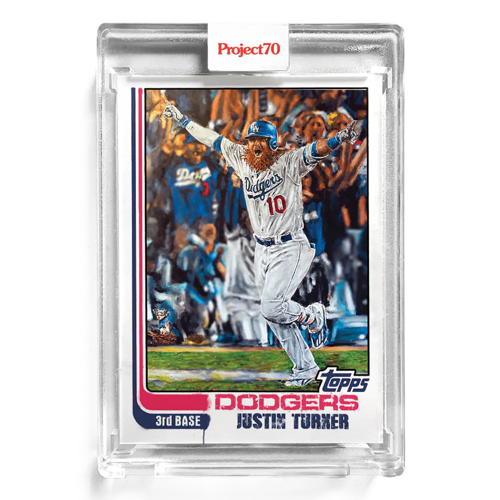 Justin Turner 2021 Topps Project70 by Jonas Never #21 - Print Run: 3143