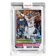 Justin Turner 2021 Topps Project70 by Jonas Never #21 - Print Run: 3143