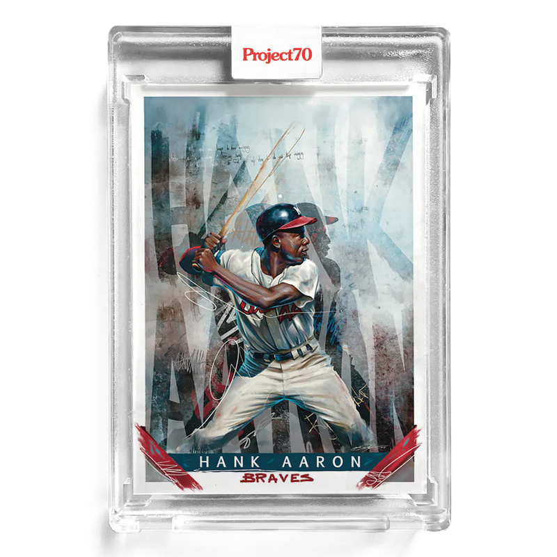 Hank Aaron 2021 Topps Project70 by Chuck Styles 