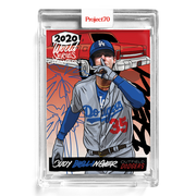 Cody Bellinger 2021 Topps Project70 by Sophia Chang #25 - Print Run: 3071