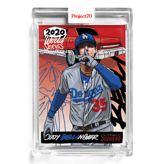 Cody Bellinger 2021 Topps Project70 by Sophia Chang #25 - Print Run: 3071
