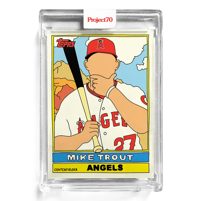 Mike Trout 2021 Topps Project70 by Fucci 