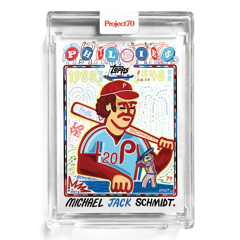 Mike Schmidt 2021 Topps Project70 by Efdot 