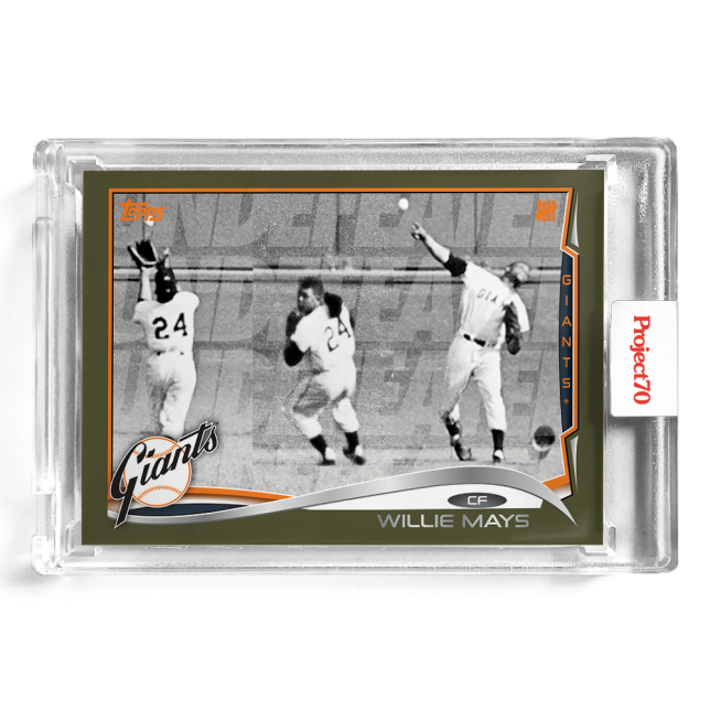 Willie Mays 2021 Topps Project70 by Undefeated 