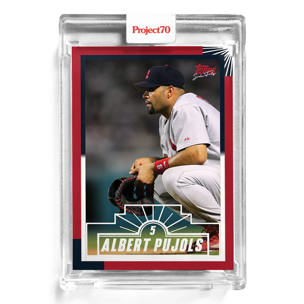Albert Pujols 2021 Topps Project70 by Solefly #31 - Print Run: 1831