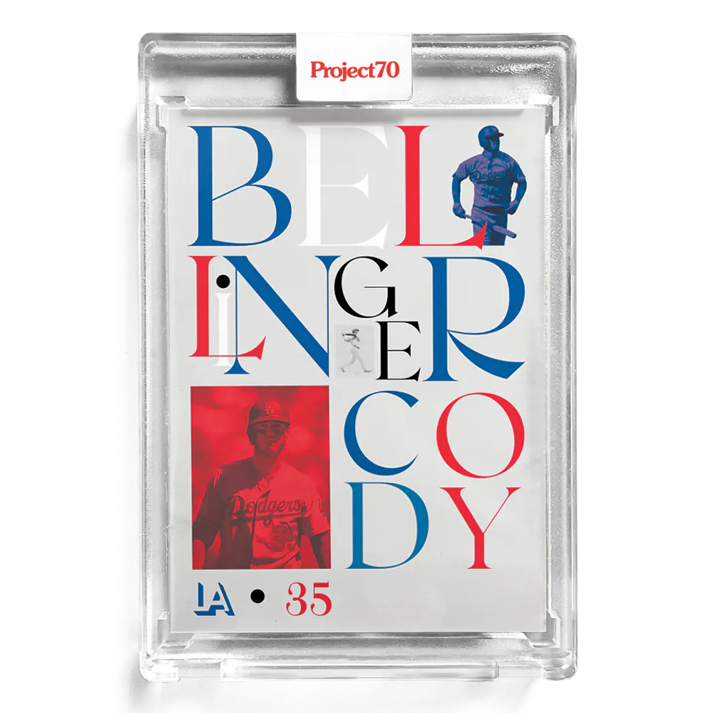 Cody Bellinger 2021 Topps Project70 by Oldmanalan #35 - Print Run: 2303