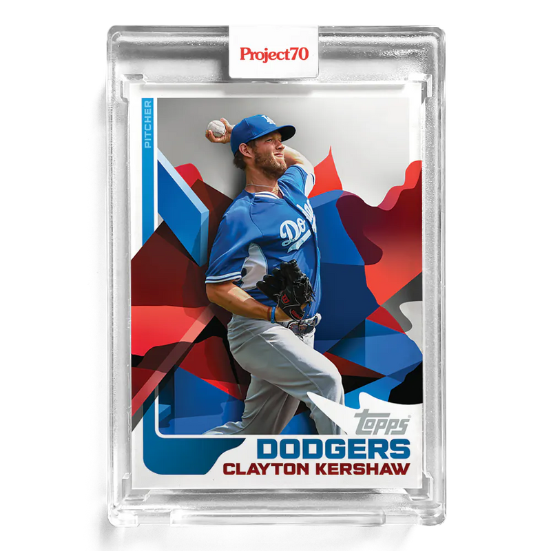 Clayton Kershaw 2021 Topps Project70 by Mikael B 