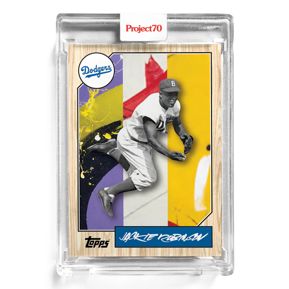 Jackie Robinson 2021 Topps Project70 by Futura #42 - Print Run: 4160