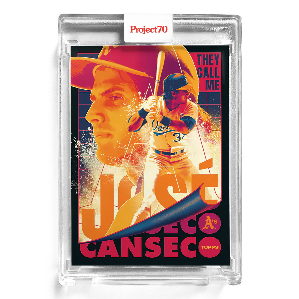 Jose Canseco 2021 Topps Project70 by Matt Taylor #47 - Print Run: 2343