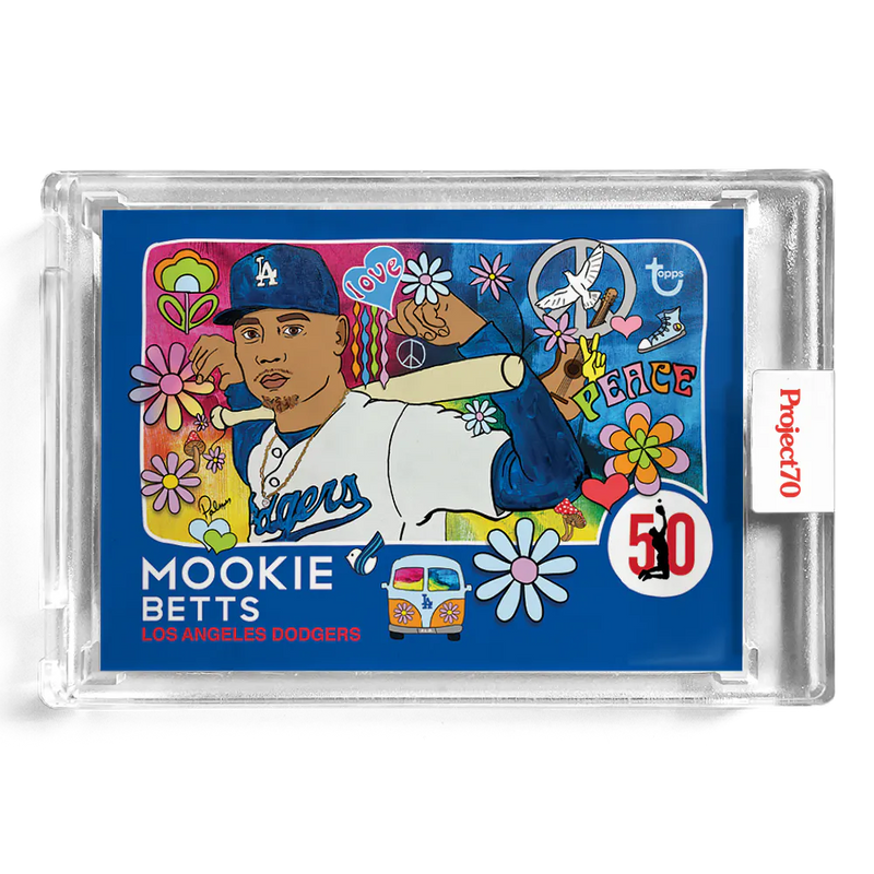 Mookie Betts 2021 Topps Project70 by Brittney Palmer 