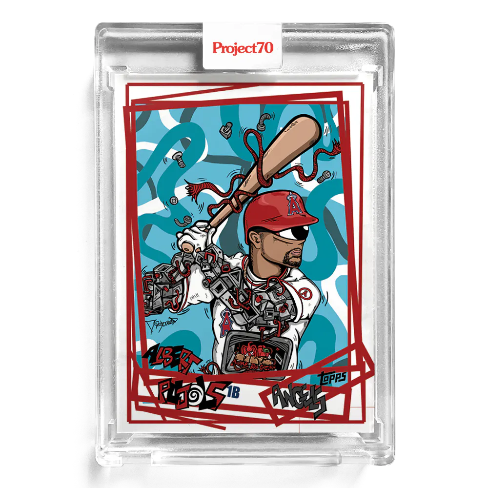 Albert Pujols 2021 Topps Project70 by Distortedd #55 - Print Run: 3386