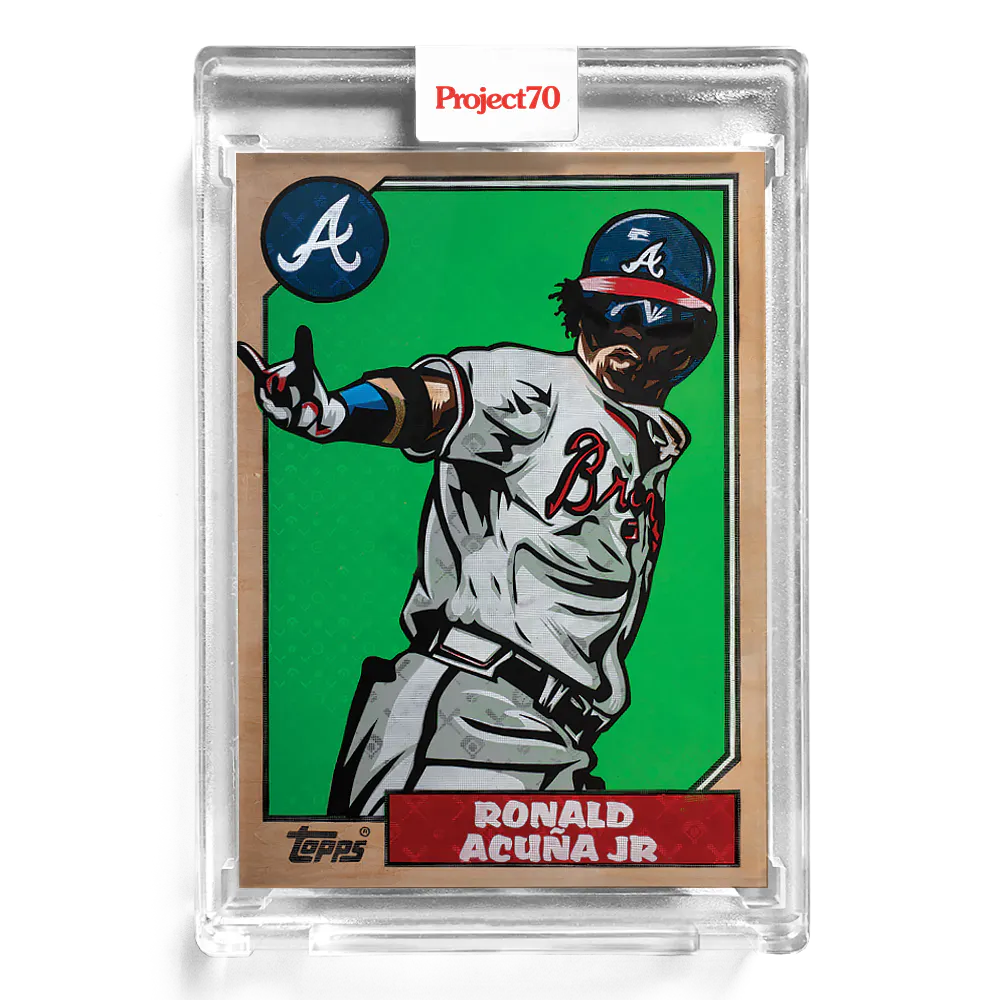 Ronald Acuna Jr. 2021 Topps Project70 by Blake Jamieson #56 - Print Run: 6111
