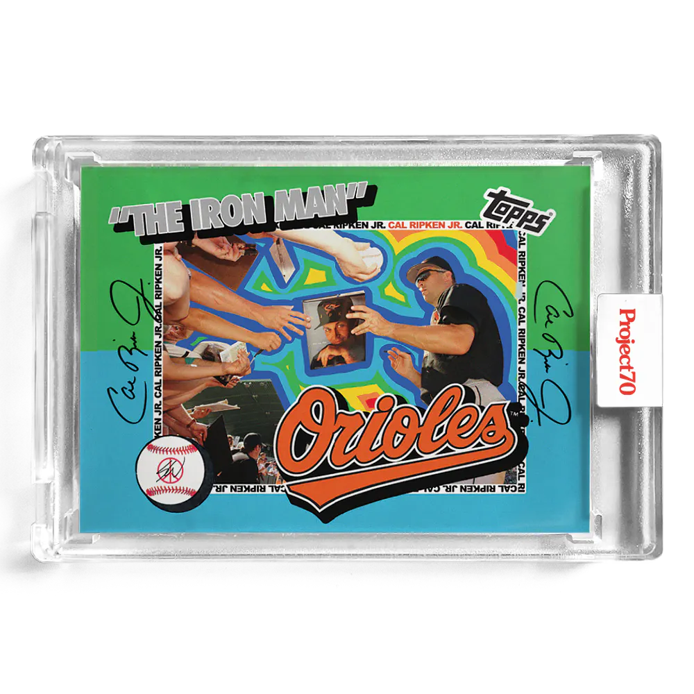 Cal Ripken Jr. 2021 Topps Project70 by Sean Wotherspoon #59 - Print Run: 2529