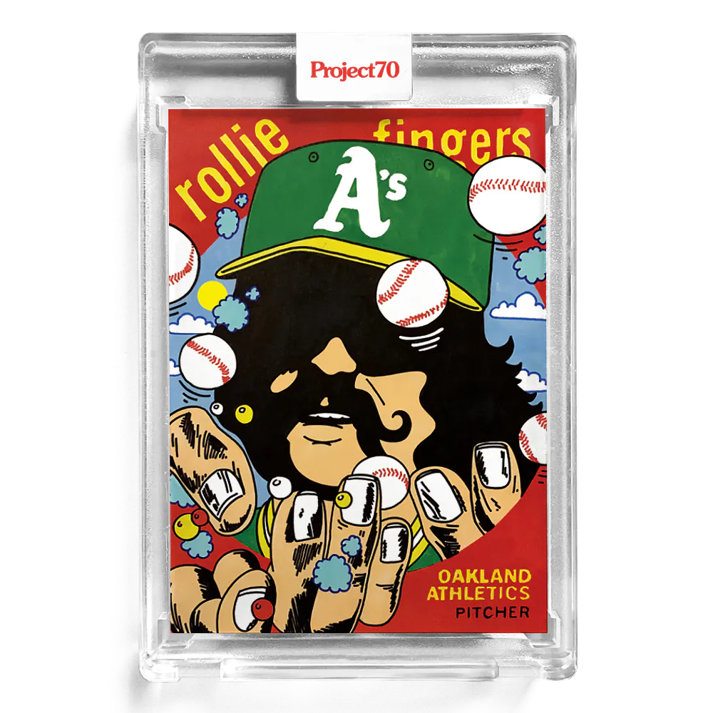 Rollie Fingers 2021 Topps Project70 by Ermsy #60 - Print Run: 3666