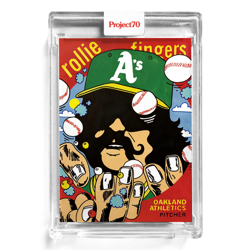 Rollie Fingers 2021 Topps Project70 by Ermsy 