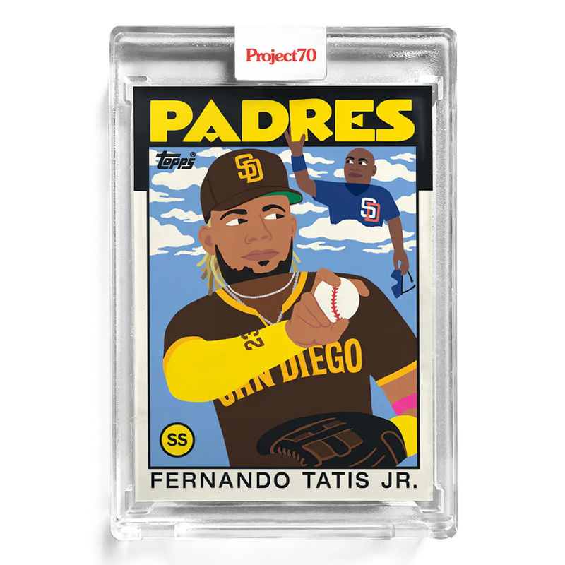 Fernando Tatis Jr. Tony Gwynn 2021 Topps Project70 by Keith Shore 