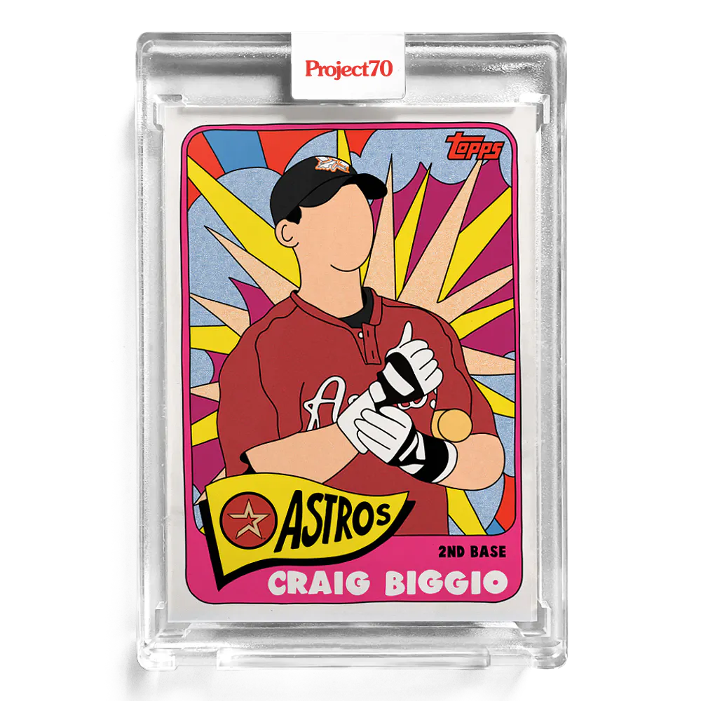 Craig Biggio 2021 Topps Project70 by Fucci #62 - Print Run: 2026